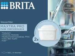 Brita Wassersysteme<Wasserfilter-Kartusche Maxtra Pro Pure Performance 2er Pack