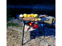 Online CCLIFE BBQ Grillpfanne Koreanische aus Gusseisen Runde Grillplatte Durchmesser 40cm