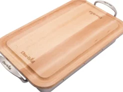 Outlet Grill+® Bratschale & Schneidebrett Edelstahl Schneidebretter