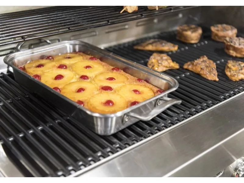 Outlet Grill+® Bratschale & Schneidebrett Edelstahl Schneidebretter