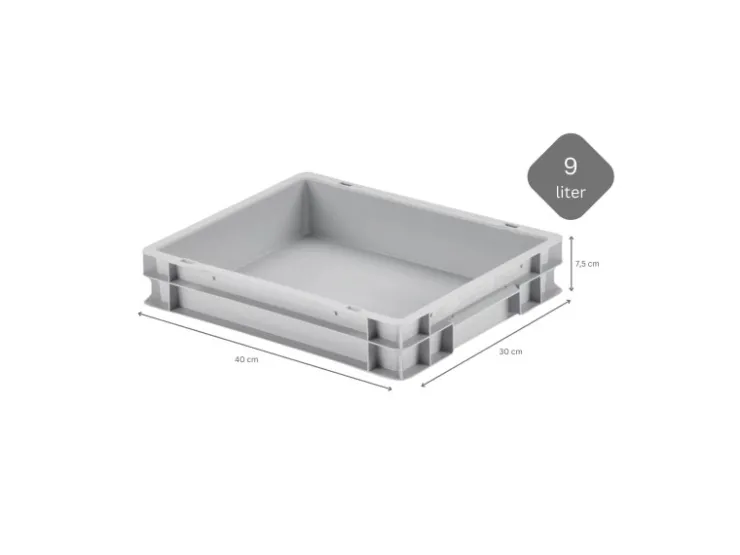 Best PROREGAL CHEFGASTRO Pizzaballenbox Mit Deckel HxBxT 8,5 x 30 x 40 cm 9 Liter Teigwanne Für Pizzateig Sstapelbare Pizzabox