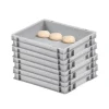 PROREGAL CHEFGASTRO SuperSparSet 4 x Pizzaballenbox Ohne Deckel HxBxT 7,5 x 30 x 40 cm 9 Liter Teigwanne Für Pizzateig Sstapelbare Pizzabox