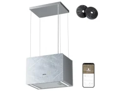 New CIARRA Dunstabzugshaube A+++ 700 m³/h WIFI APP & Touch-Bedienung Inselhaube VM4850W Inselhauben|Kücheninseln