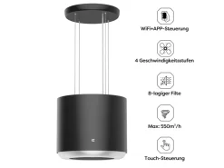 New CIARRA Dunstabzugshaube A+ 550 m³/h WIFI APP & Touch-Bedienung Inselhaube VM4838B