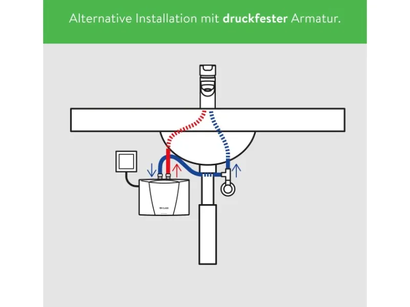 Outlet Kleindurchlauferhitzer MBH6 Hydraulisch 5,7 kW Durchlauferhitzer