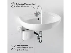 Kleindurchlauferhitzer M3/SNM inkl. Armatur Hydraulisch 3,5 kW Durchlauferhitzer|Einhebelmischer