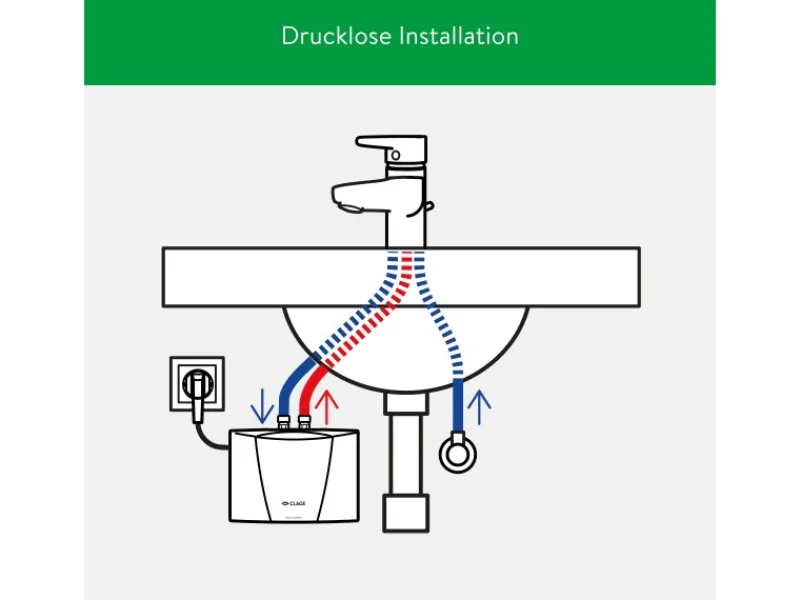 Hot Kleindurchlauferhitzer MCX3 Elektronisch 3,5 kW Durchlauferhitzer
