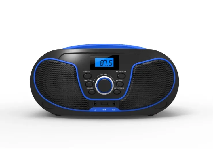 CYBERLUX Haushaltsgeräte<CL-2200 CD-Player mit Fernbedienung Tragbar Blau