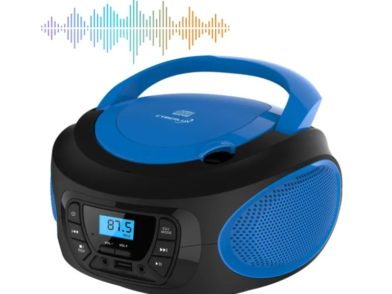 Sale CL-610 CD-Player Tragbar CD/MP3/USB Radio Blau Haushaltsgeräte