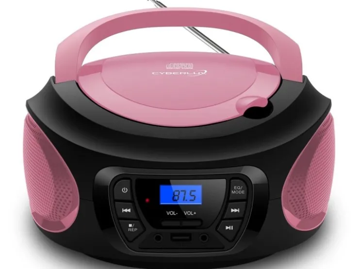Sale CYBERLUX CL-620 CD-Player Tragbar CD/MP3/USB Radio Pink