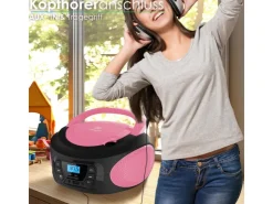 Sale CYBERLUX CL-620 CD-Player Tragbar CD/MP3/USB Radio Pink
