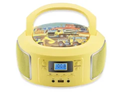 Outlet CL-950 Kinder CD-Player Tragbar CD/MP3/USB Radio Gelb Haushaltsgeräte