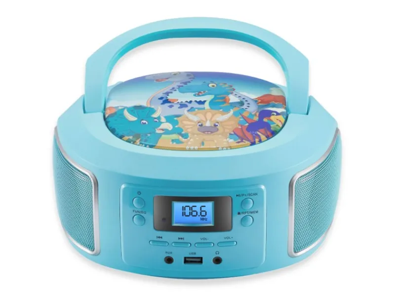 CL-940 Kinder CD-Player Tragbar CD/MP3/USB Radio Grün Haushaltsgeräte