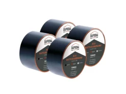 DAPRONA Ersatzteile Küchenarmatur<Butylband 4x 10m x 75mm Alu Reperaturband Dichtband Schwarz