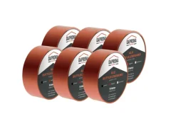 Sale DAPRONA Butylband 6x 10m x 50mm Alu Reperaturband Dichtband Ziegelrot