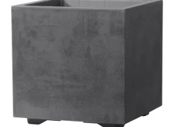 Deroma Töpfe<Pflanzkübel Cubo Millennium 25 cm x 25 cm x 25 cm Anthrazit