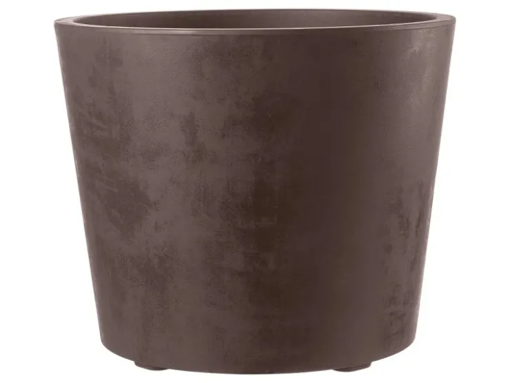 Outlet Deroma Pflanztopf Millennium mit Rollen Ø 59 cm Brown