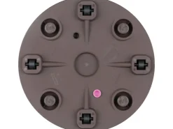 Outlet Deroma Pflanztopf Millennium mit Rollen Ø 59 cm Brown