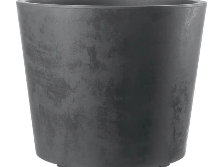 Deroma Töpfe<Pflanztopf Millennium mir Rollen Ø 59 cm Anthrazit