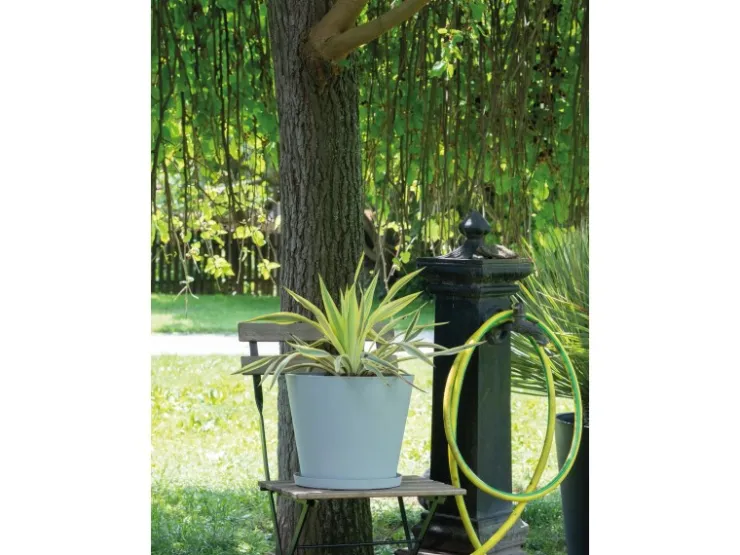Deroma Pflanztopf Origin Plant Pot 24 cm Hellgrau Hell Grau