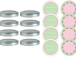Discount Dr. Oetker Marmeladendeckel-Set Silber Küchenhelfer