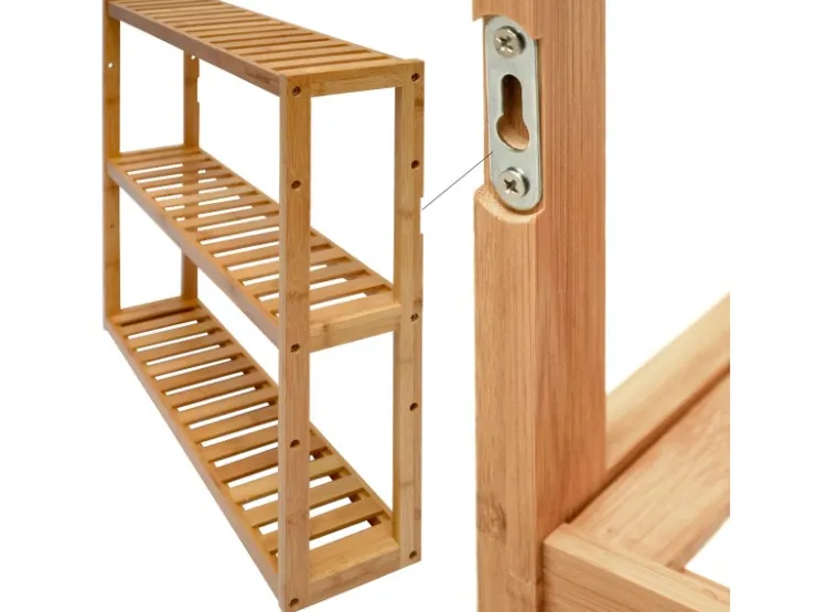 Online DuneDesign Bambus Regal für das Badezimmer 60 x 54 x 15 cm