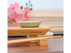 2er Set Japanisches Sushi Brett 27 x 16 x 4 cm mit Schälchen Küchenhelfer