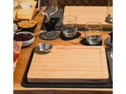 Sale Raclette Teller Set mit Dipschale für 4 Personen 30 x 25 cm Küchenhelfer