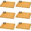 Sale DuneDesign Raclette Teller Set mit Dipschale für 6 Personen 30 x 25 cm