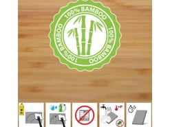 Sale Schneidebrett aus Bambus 2er Set 30 x 25 x 2 cm mit Saftrille Schneidebretter|Küchenhelfer