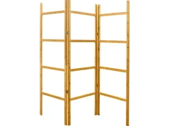 Best XL Bambus Handtuchleiter 180 x 180 cm Braun Wäschetrockner