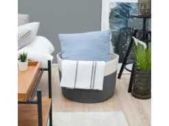 Online DuneDesign XXL Aufbewahrungskorb aus Baumwolle 60 Liter Ø 50 x 35 cm