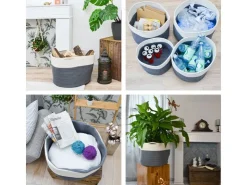 Online DuneDesign XXL Aufbewahrungskorb aus Baumwolle 60 Liter Ø 50 x 35 cm