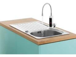 Outlet Warm und Kaltwasserarmatur mit integriertem Durchlauferhitzer 3600 W Durchlauferhitzer