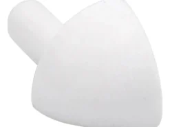 Ecke Viertelkreis-Abschlussprofil PVC glänzend Weiß 8 mm (4 Stk.) Küchenrückwände