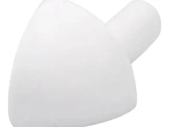 Arcansas Küchenrückwände<Ecke Viertelkreis-Abschlussprofil PVC matt Weiß 10 mm (4 Stk.) Weiß Matt