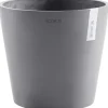 Outlet Ecopots Pflanztopf Amsterdam Ø 40 cm x 35 cm Grau