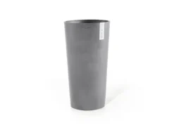 Clearance Ecopots Pflanztopf Amsterdam Hoch 41 cm x 76 cm Grau