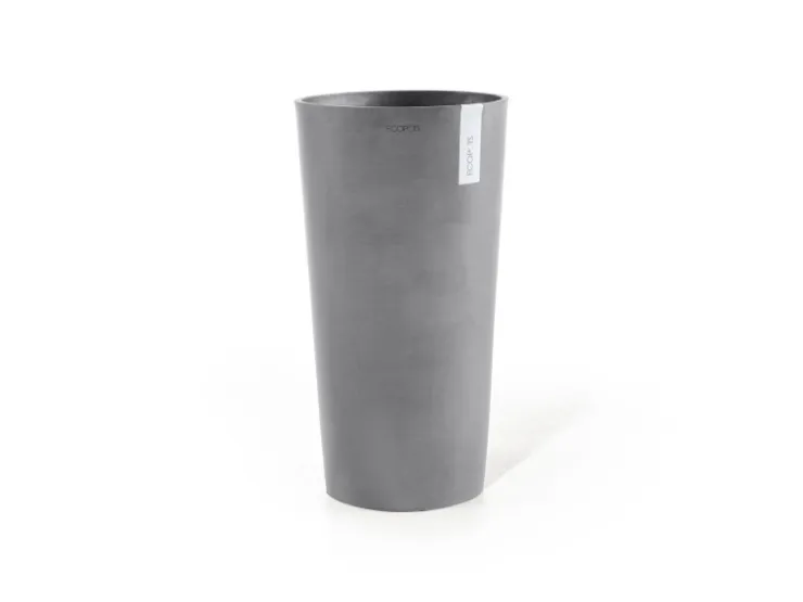 Clearance Ecopots Pflanztopf Amsterdam Hoch 41 cm x 76 cm Grau