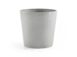 Ecopots Töpfe<Pflanztopf Amsterdam 50 cm x 43,8 cm Weißgrau