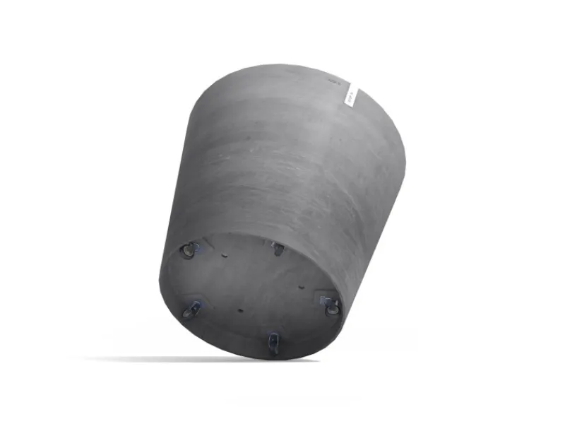 New Pflanztopf Amsterdam Rollen Ø 100 cm / Höhe 87,5 cm Töpfe