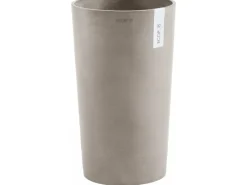 Best s Pflanztopf Amsterdam halbhoch Braungrau 50 cm Töpfe