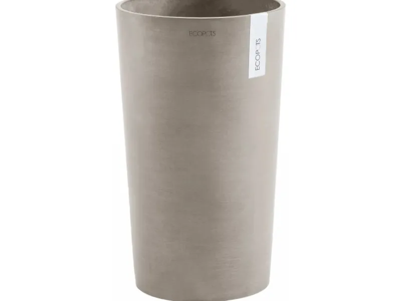 Best s Pflanztopf Amsterdam halbhoch Braungrau 50 cm Töpfe
