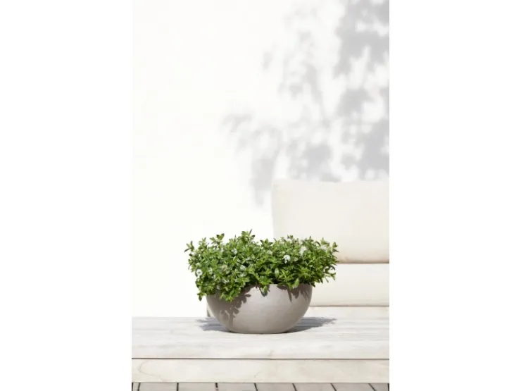 Ecopots Töpfe<Pflanztopf Brussels Braungrau 30 cm x 14 cm Taupe