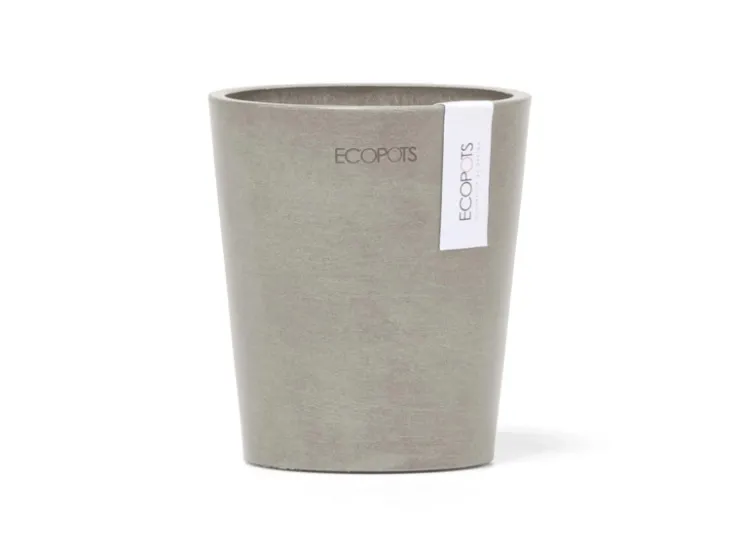 Ecopots Töpfe<Pflanztopf Morinda Braungrau 11 cm x 12,4 cm Taupe