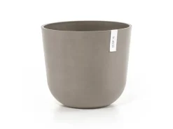 New Ecopots Pflanztopf Oslo Braungrau Ø 35 cm / Höhe 30,5 cm Taupe