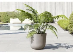 New Ecopots Pflanztopf Oslo Braungrau Ø 35 cm / Höhe 30,5 cm Taupe