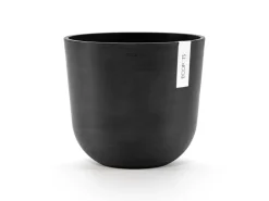 Clearance Ecopots Pflanztopf Oslo 25 cm x 21,8 cm Dunkelgrau