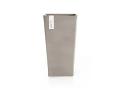 Ecopots Töpfe<Pflanztopf Rotterdam Halbhoch Braungrau 31 cm x 56 cm Taupe