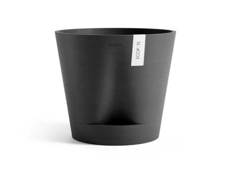 Clearance Ecopots Pflanztopf Venice 2 40 cm x 35 cm Dunkelgrau